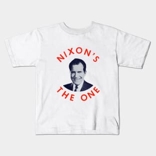 1972 Nixon's the One Kids T-Shirt